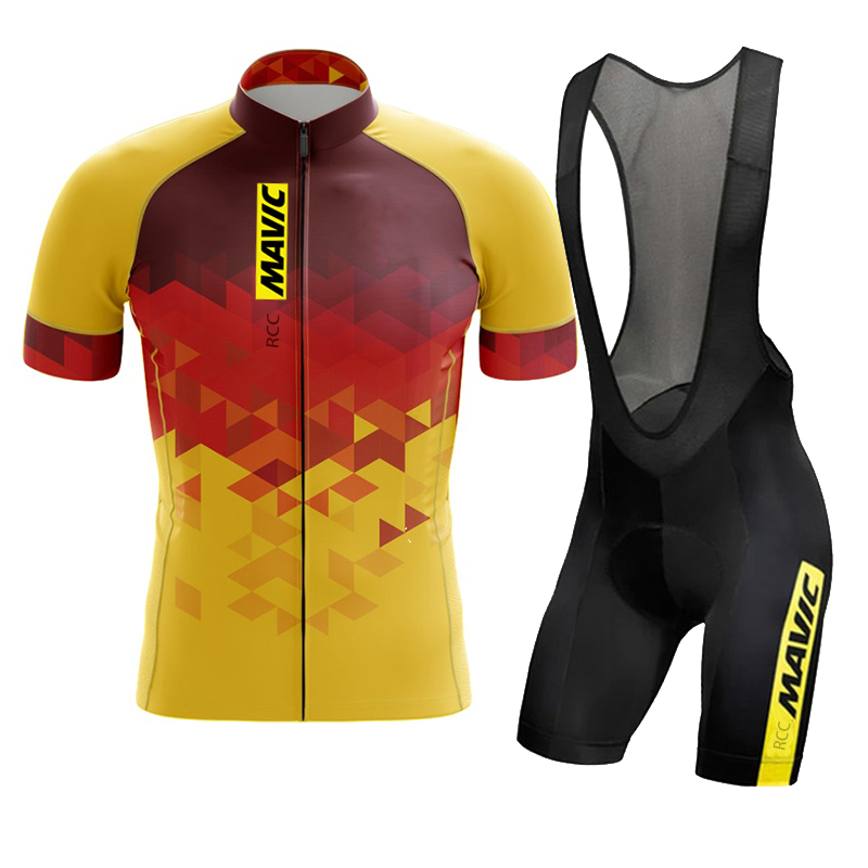 Cycling Bib Shorts - طقم ركوب الدراجات Mavic للرجال ،