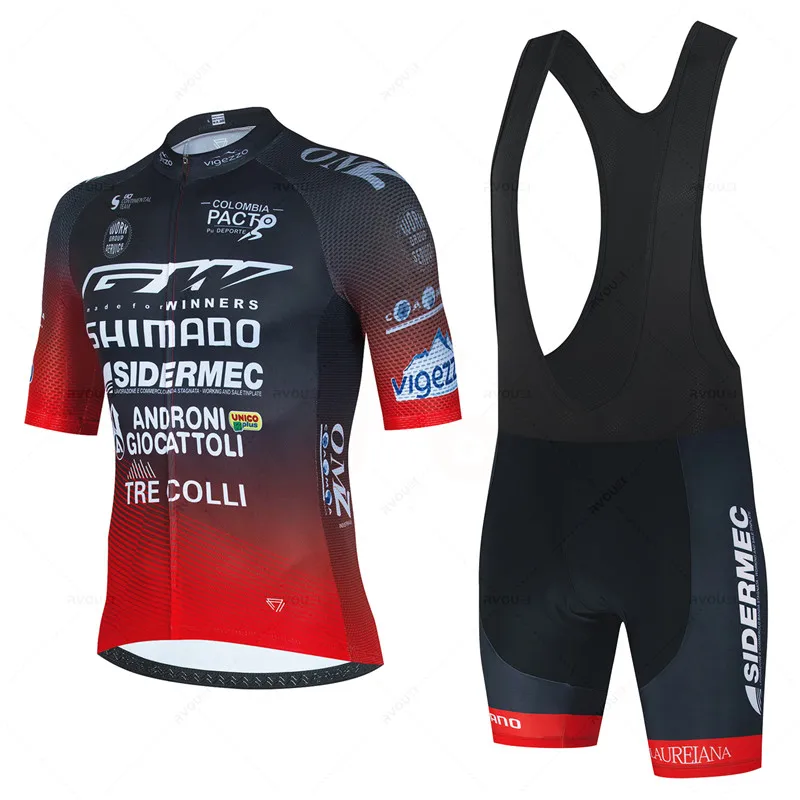 Cycling Bib Shorts - -مجموعة جيرسي لركوب الدراجات الاحترافية، ملابس
