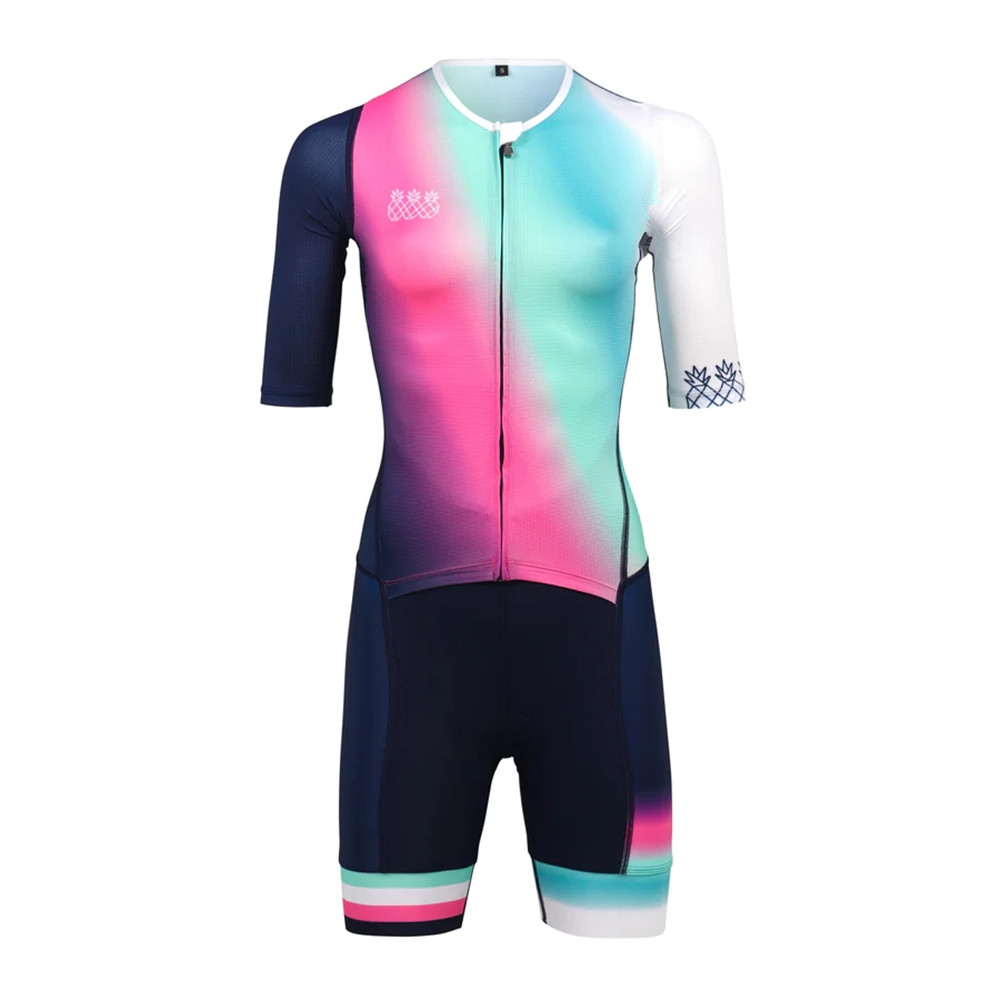بدلة ترياتلون سريعة الجفاف للن - مراجعة Cycling Gear Jersey وسعره