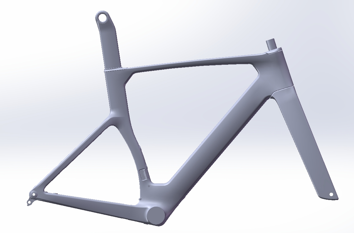 إطار دراجة طريق خفيف الوزن من  - مراجعة Carbon Bike Frame وسعره